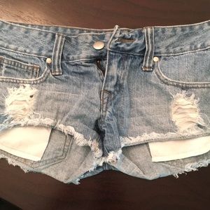 Cutoff Jean Shorts